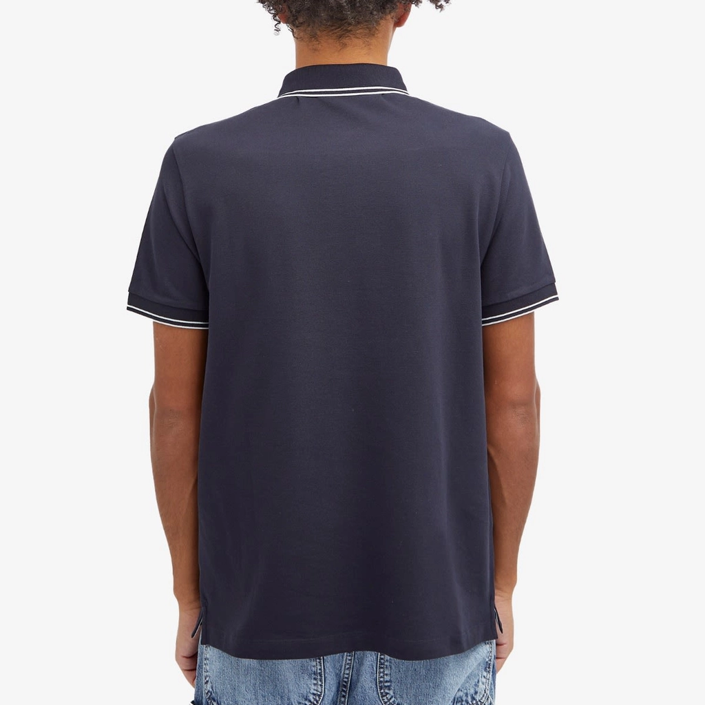 Stone Island Men's Patch Polo Navy Blue